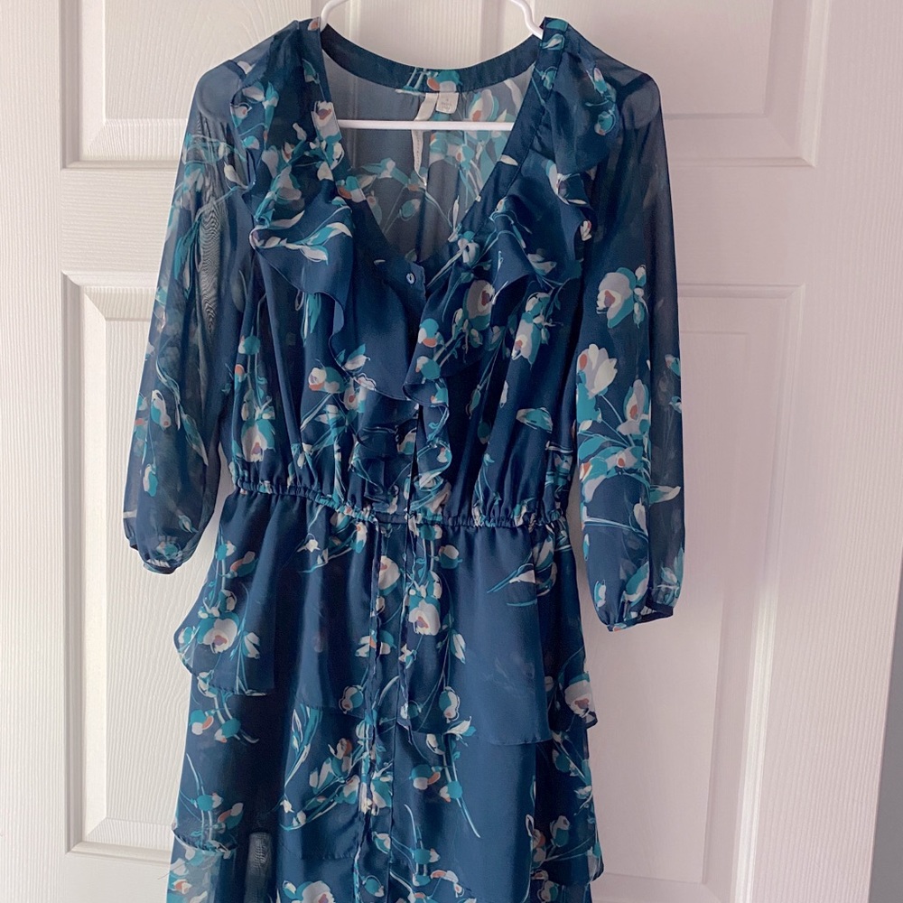 2/$25: Floral Knee Length Dress